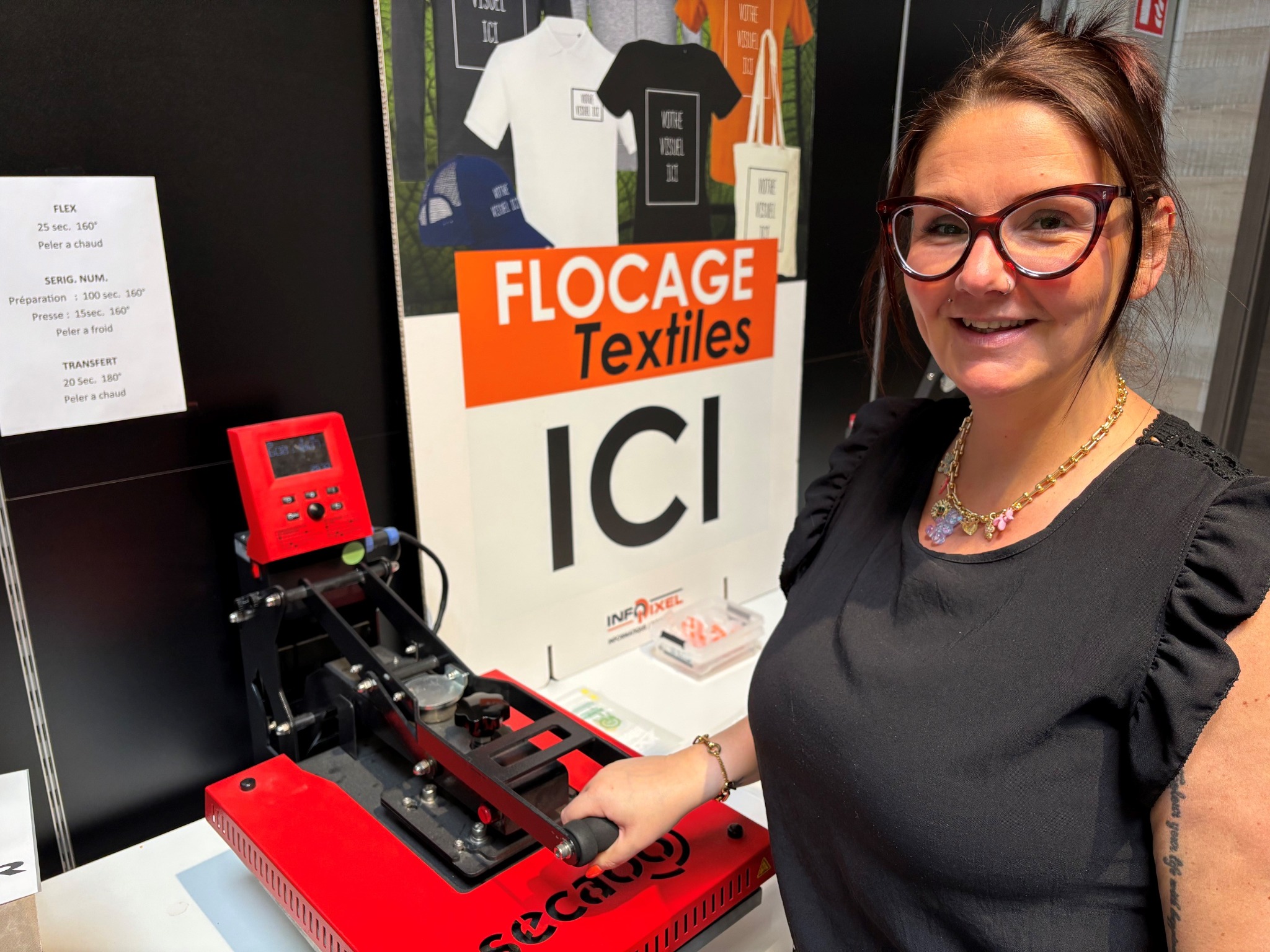 Impression de textiles chez Infopixel